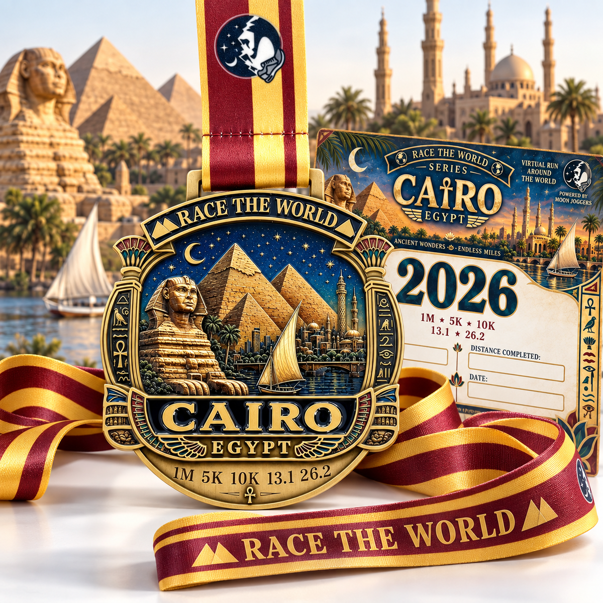 Cairo Egypt Virtual Race 2026 | 1M, 5K, 10K & More