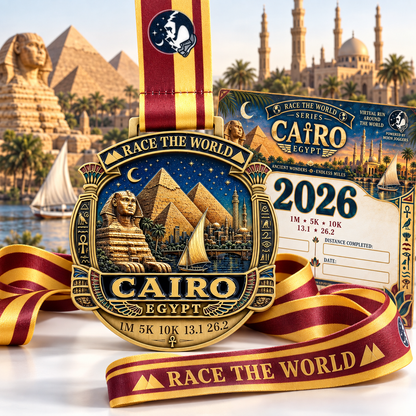 Cairo Egypt Virtual Race 2026 | 1M, 5K, 10K & More