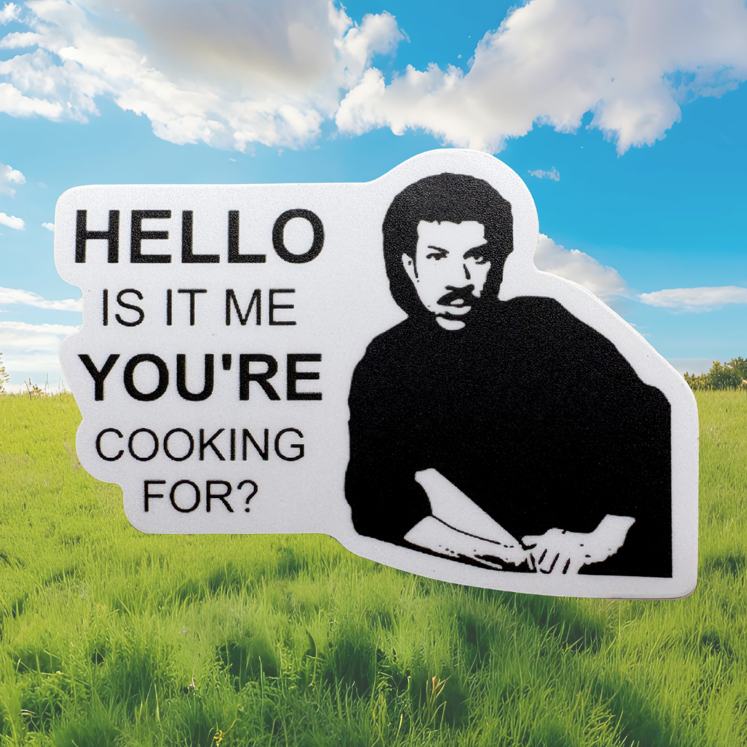 STICKER - Hello is it Me You're Cooking For? - virtualrunevent