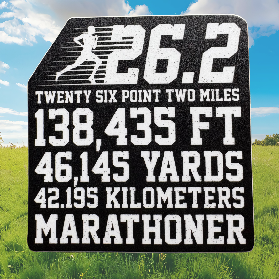STICKER - 26.2 Distance Sticker - virtualrunevent