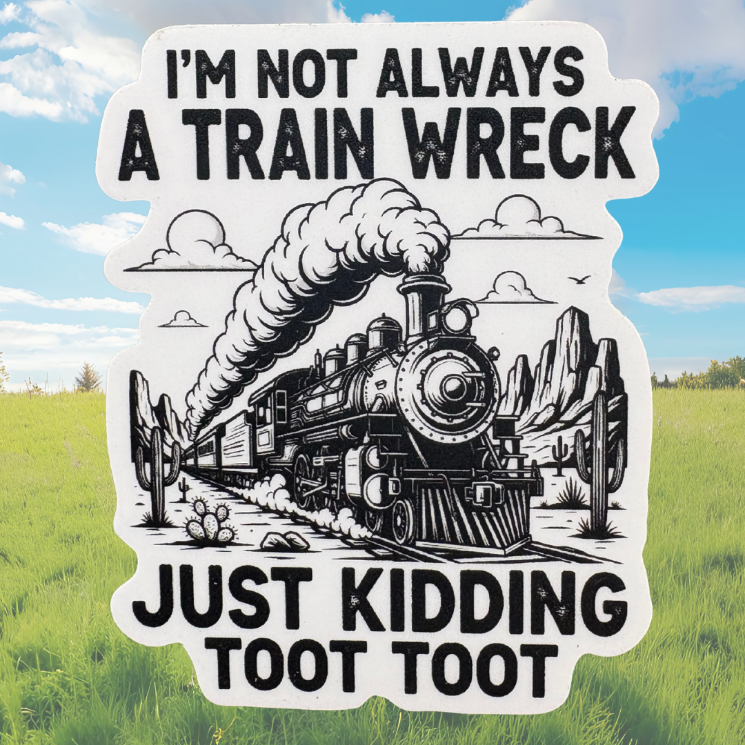 STICKER - Train Wreck | virtualrunevent