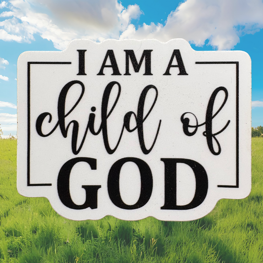 STICKER -  I Am a Child of God - virtualrunevent