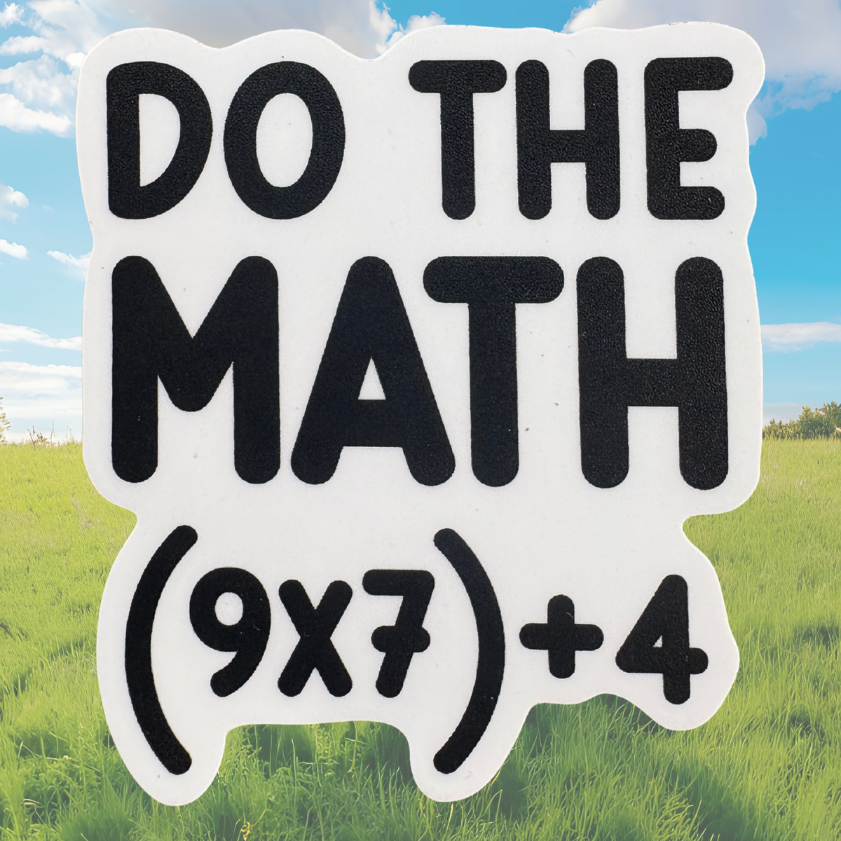 Multiples Math Word Sticker STICKER - Do The Math