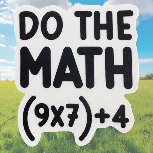 STICKER -  Do The Math