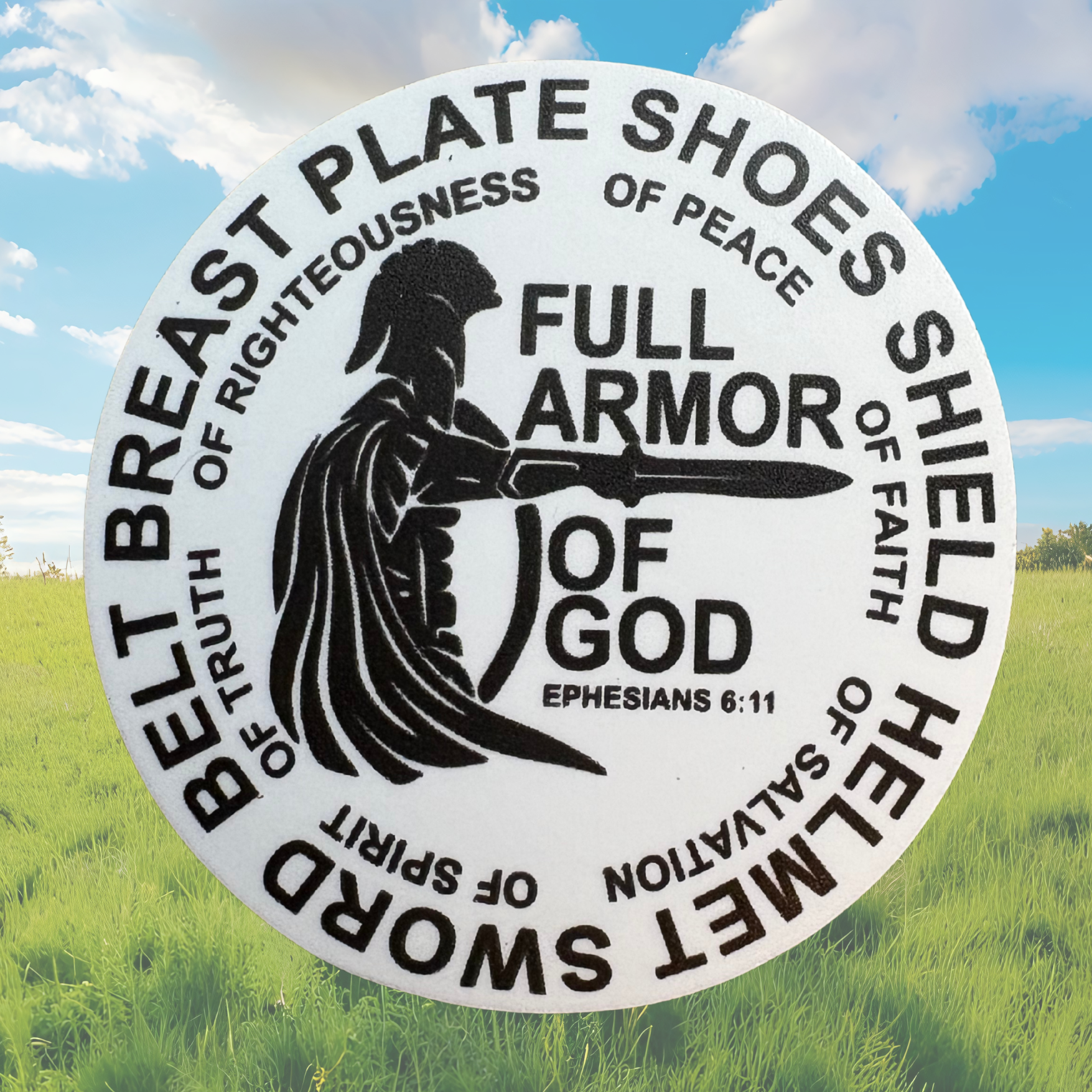 STICKER -  Full Armor of God - virtualrunevent