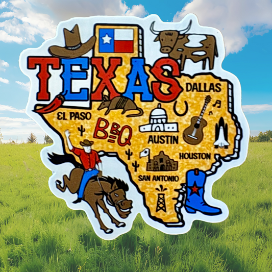 STICKER -  State of Texas