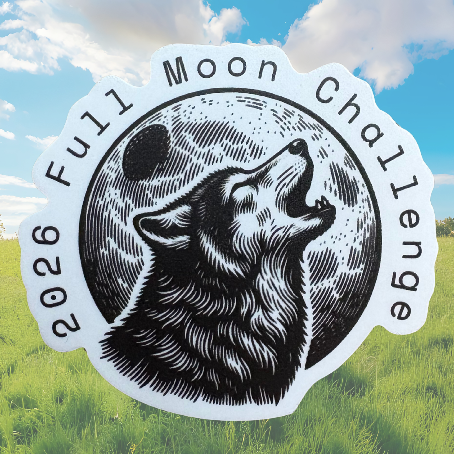 STICKER - Full Moon Challenge - virtualrunevent