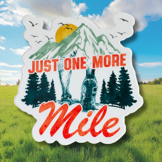 STICKER: Just One More Mile