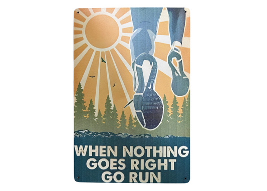 TIN SIGN - Go Run! - virtualrunevent