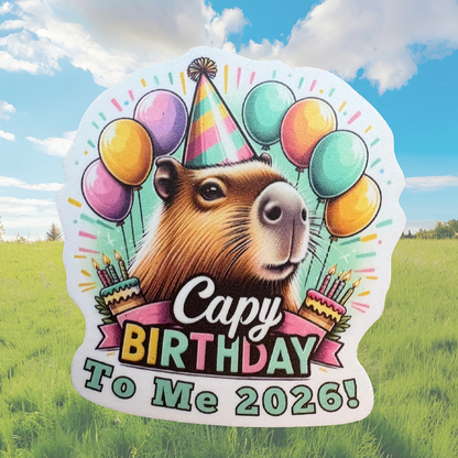 STICKER - Capy Birthday To Me 2026 - virtualrunevent