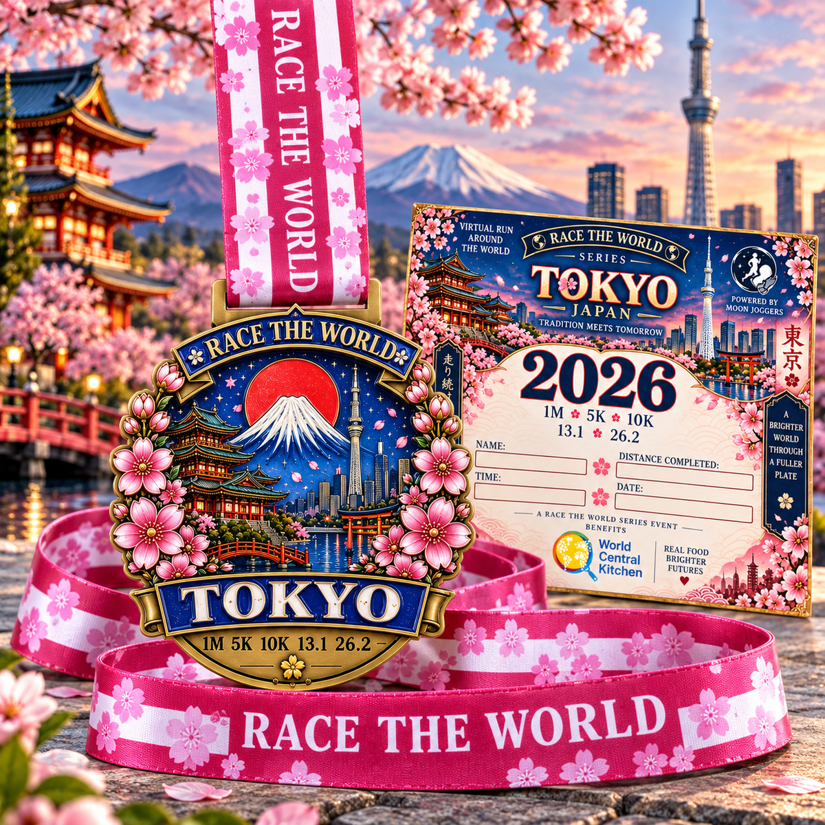 Tokyo, Japan Virtual Race 2026 | 1M 5K 10K 13.1 26.2