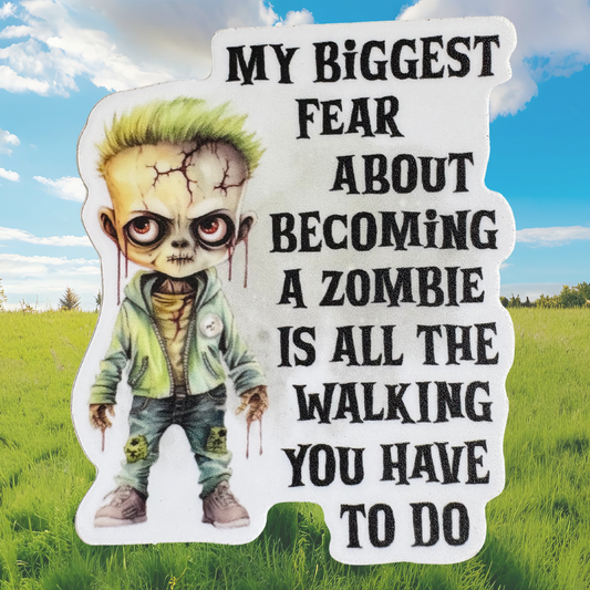 STICKER - ZOMBIE WALKING - virtualrunevent