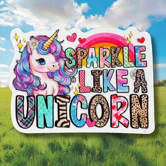 STICKER - Sparkle Like a Unicorn - virtualrunevent