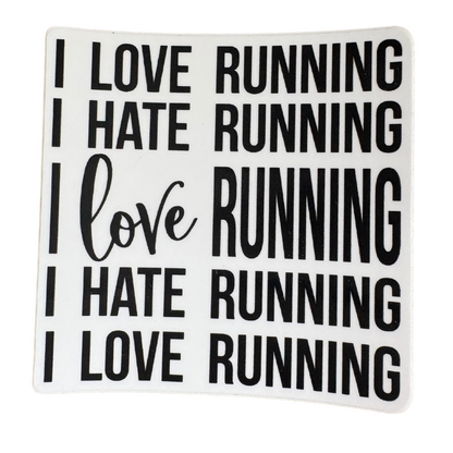 STICKER: I Love/Hate Running