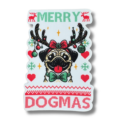 STICKER - Merry Dogmas - virtualrunevent