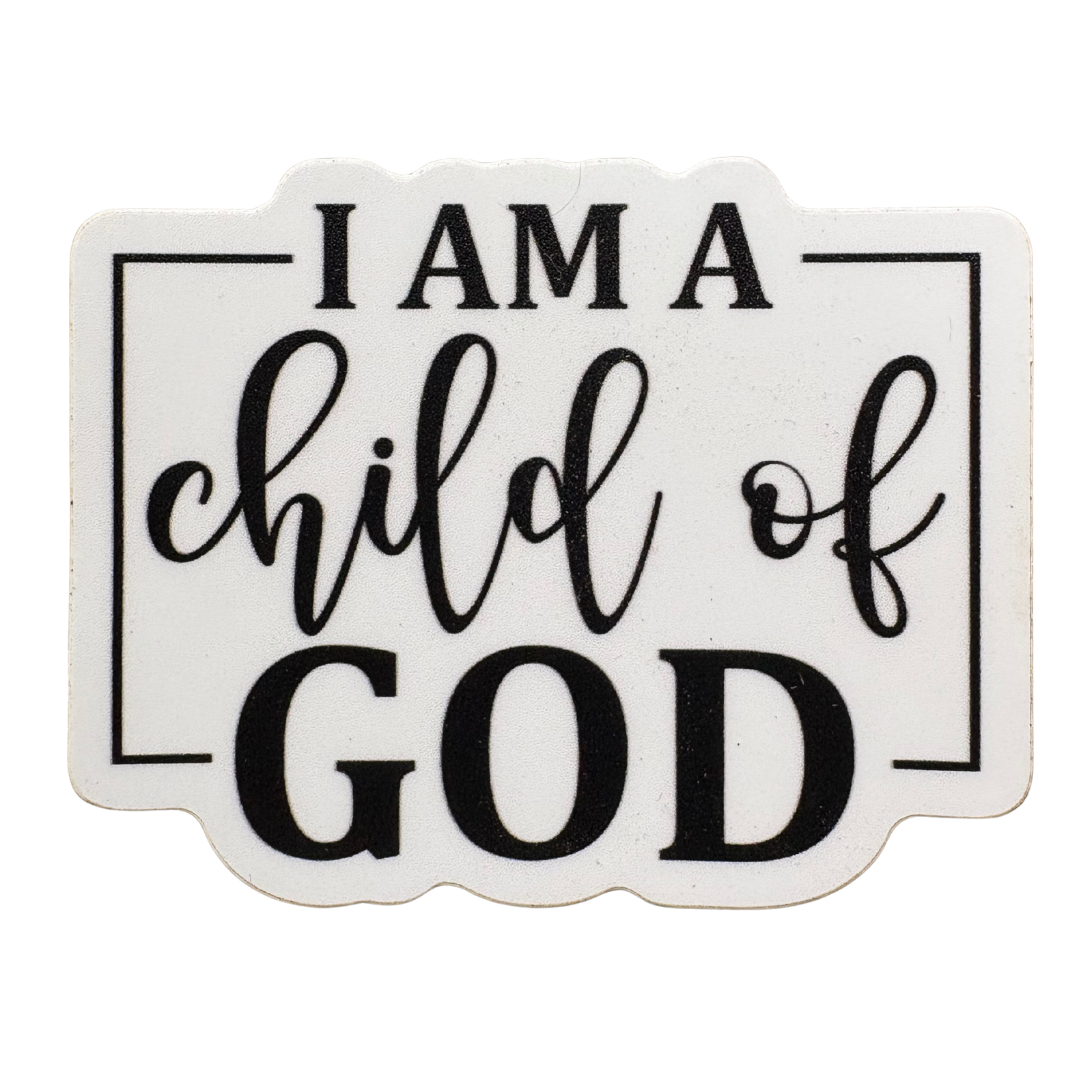STICKER -  I Am a Child of God - virtualrunevent