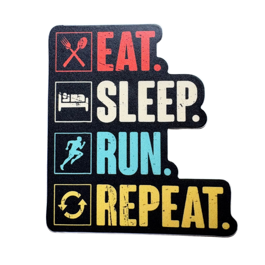 STICKER - Eat Sleep RUN Repeat