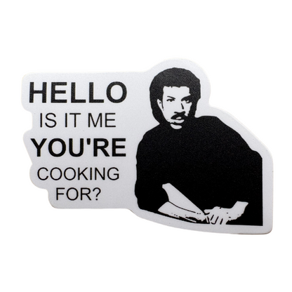 STICKER - Hello is it Me You're Cooking For? - virtualrunevent