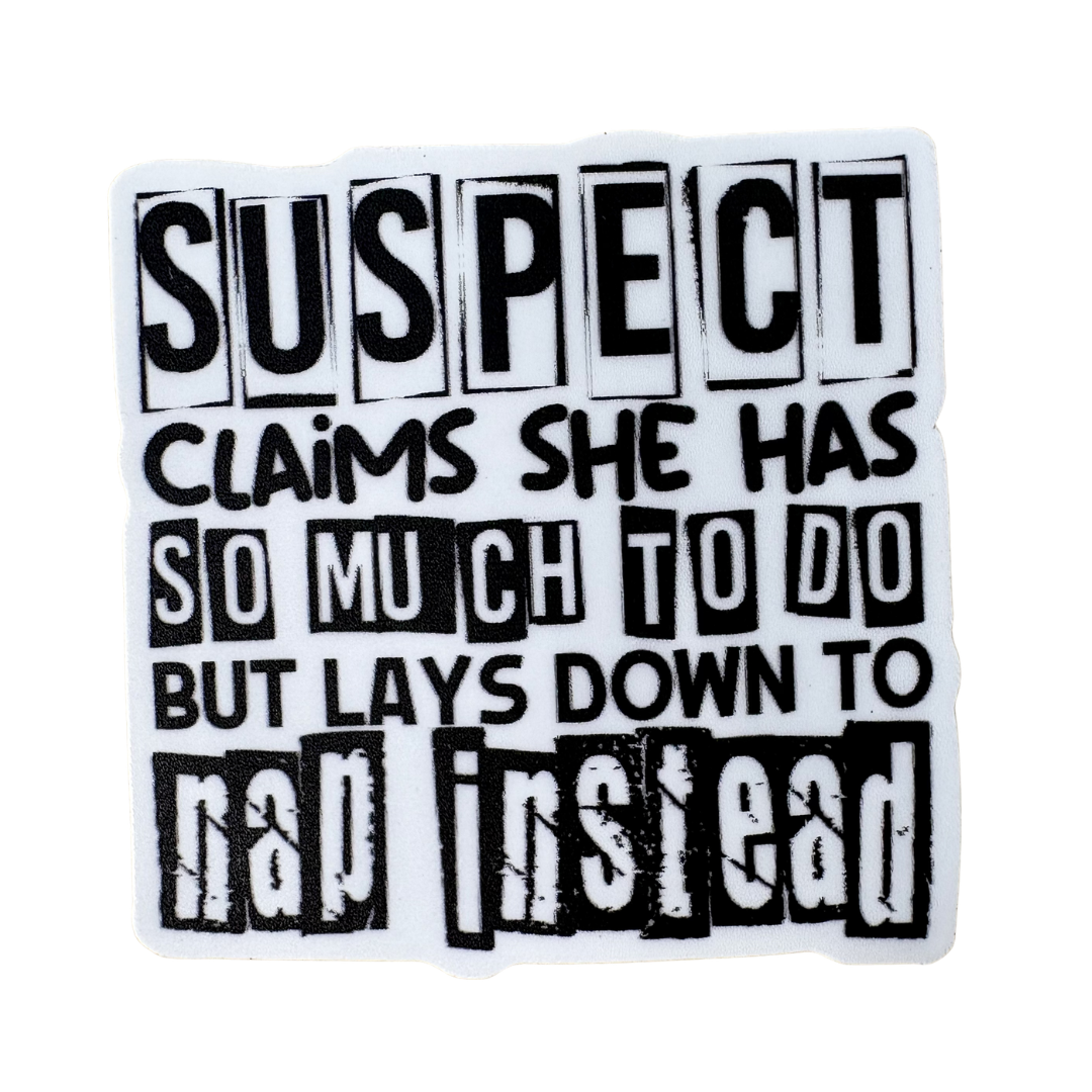 VirtualRuneEvent Suspect Nap medal sticker featuring a sleek design with the Suspect Nap theme.