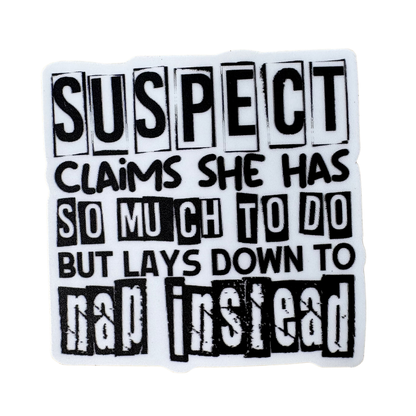 VirtualRuneEvent Suspect Nap medal sticker featuring a sleek design with the Suspect Nap theme.