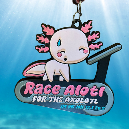 2025 Race Alotl for the Axolotl 1M 5K 10K 13.1 26.2 - Benefits World Wildlife Fund - Starts Shipping Out mid-June 2025