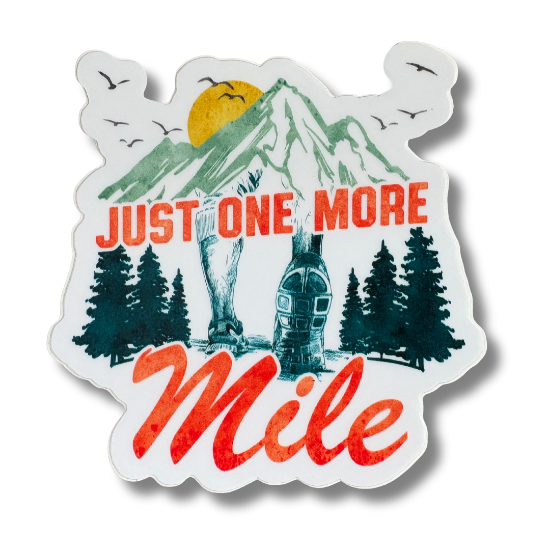STICKER: Just One More Mile - virtualrunevent