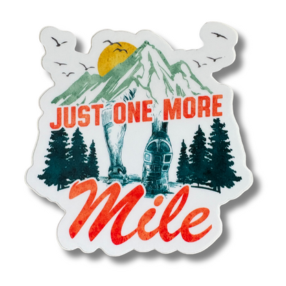 STICKER: Just One More Mile - virtualrunevent