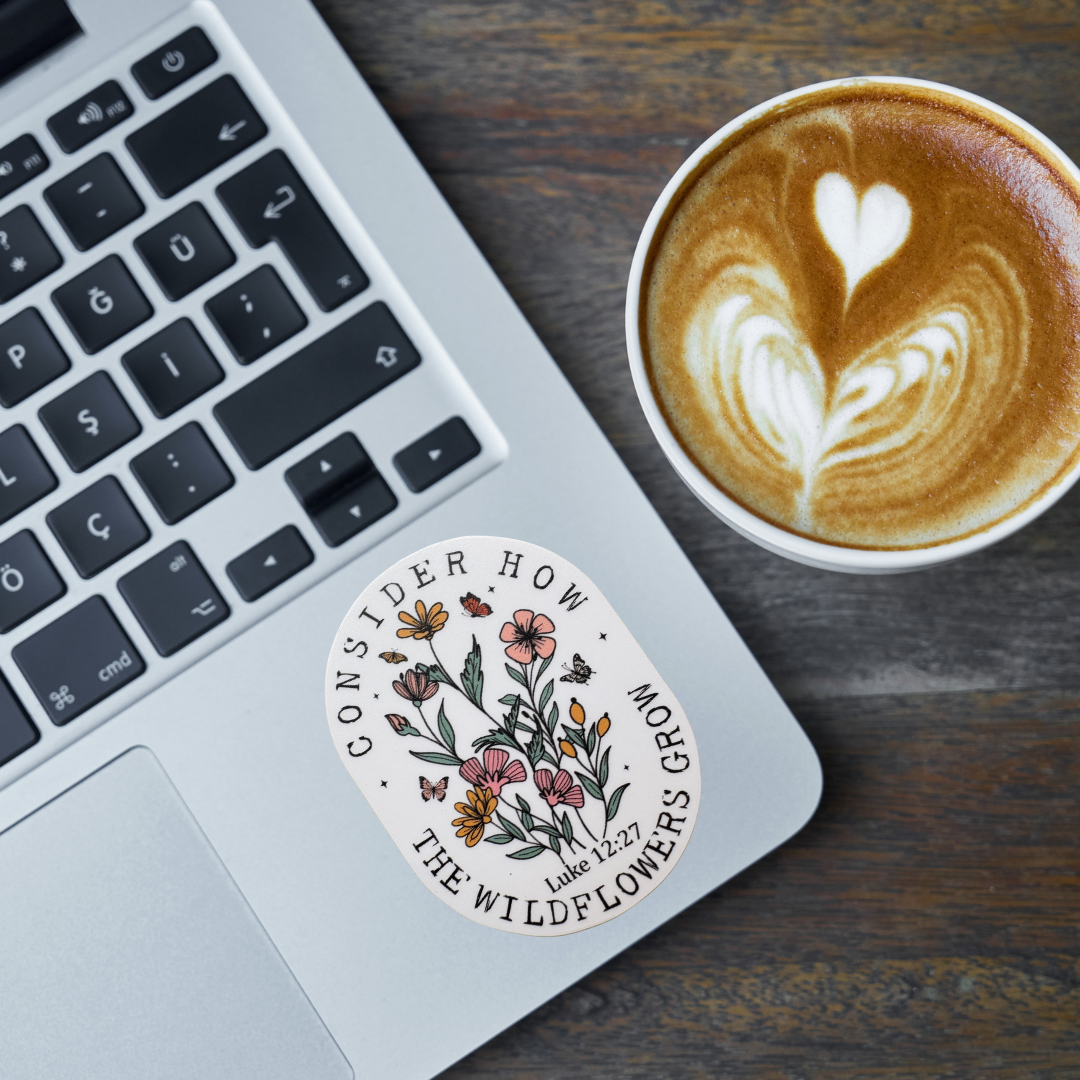 STICKER - Consider How the Wildflowers Grow - virtualrunevent