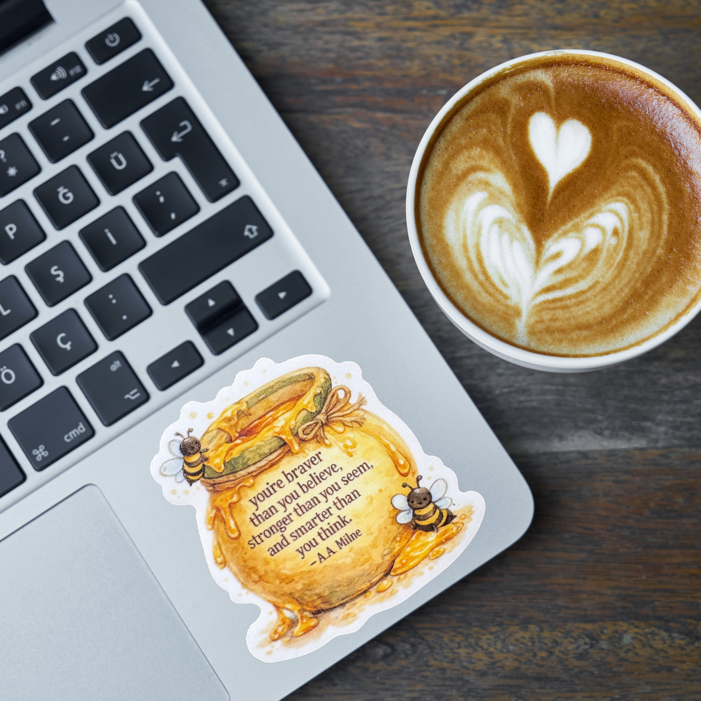 VirtualRuneEvent medal sticker with "Braver Than You Believe" inscription, featuring a metallic finish and inspiring design.