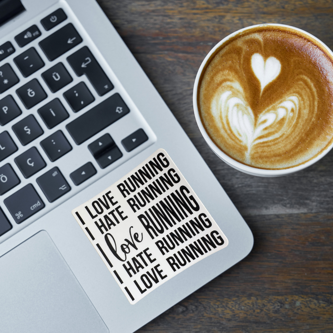STICKER: I Love/Hate Running