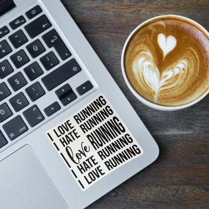 STICKER: I Love/Hate Running