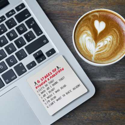 STICKER - Stages of Running a Marathon Running - virtualrunevent