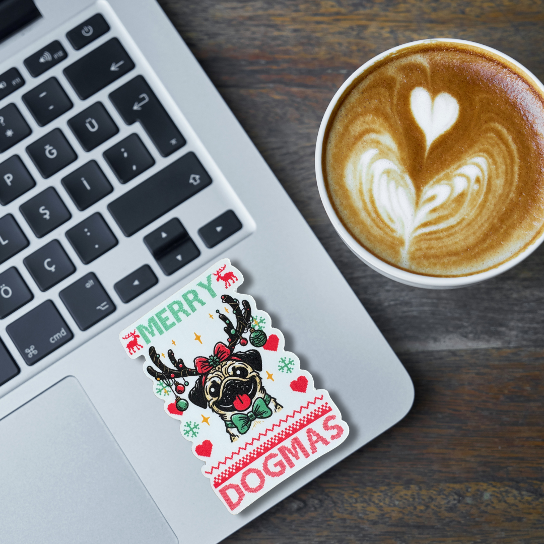 STICKER - Merry Dogmas - virtualrunevent