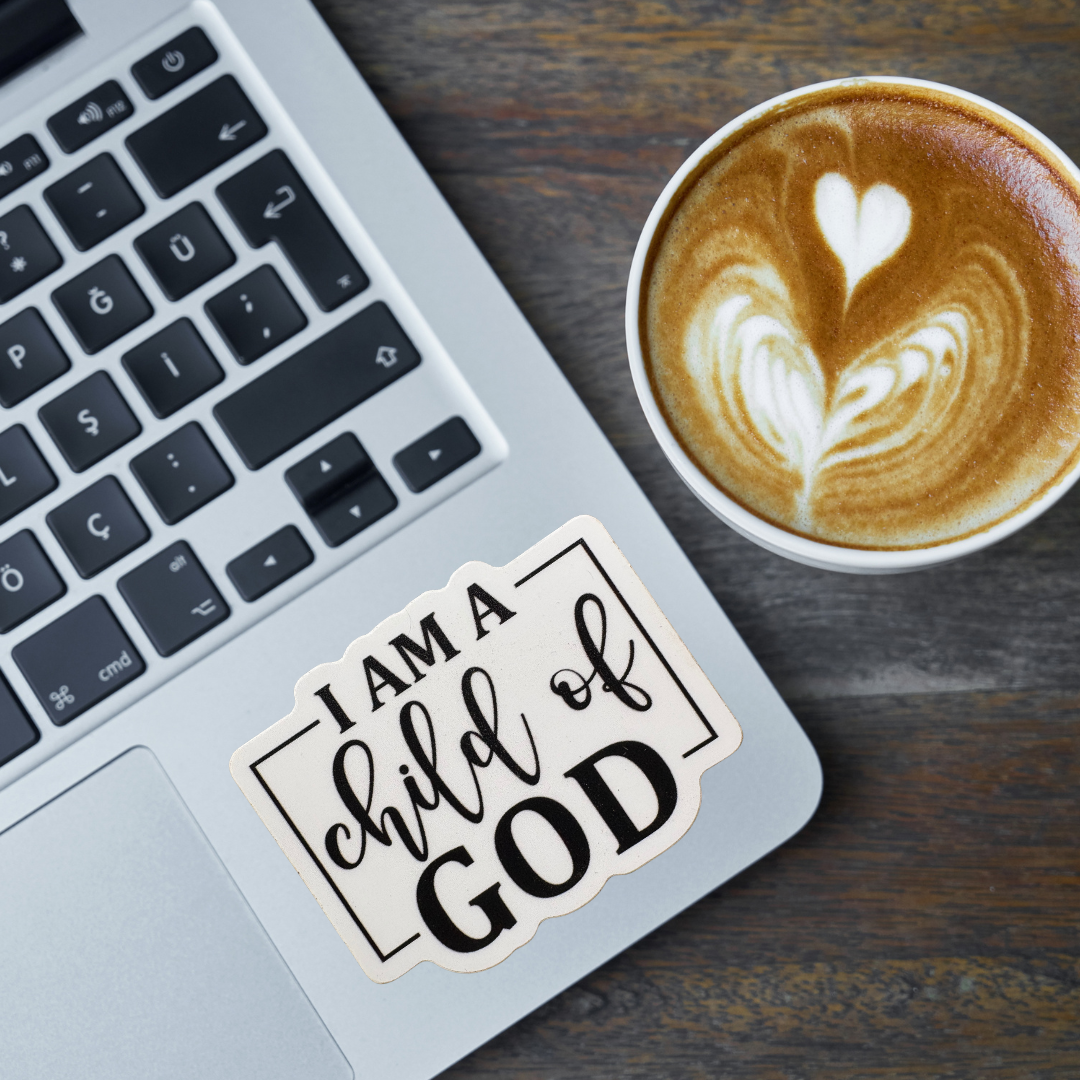 STICKER -  I Am a Child of God - virtualrunevent