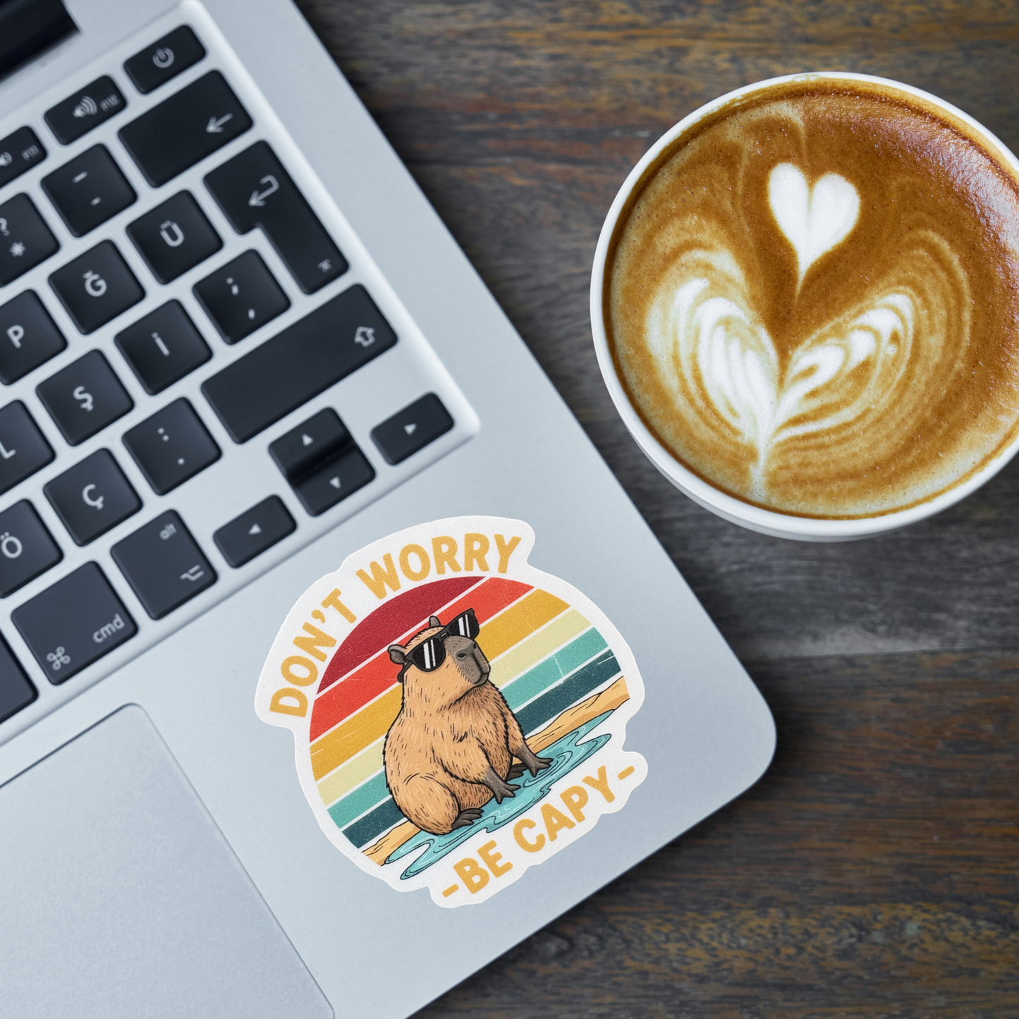 STICKER -  Don't Worry Be Capy