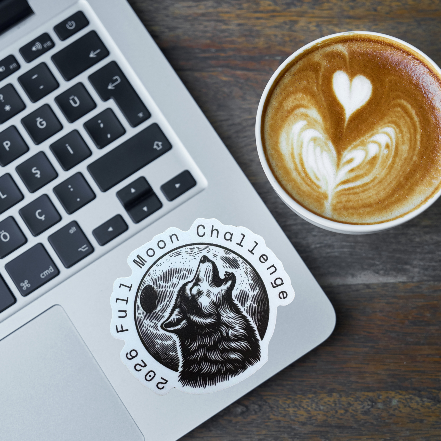 STICKER - Full Moon Challenge - virtualrunevent