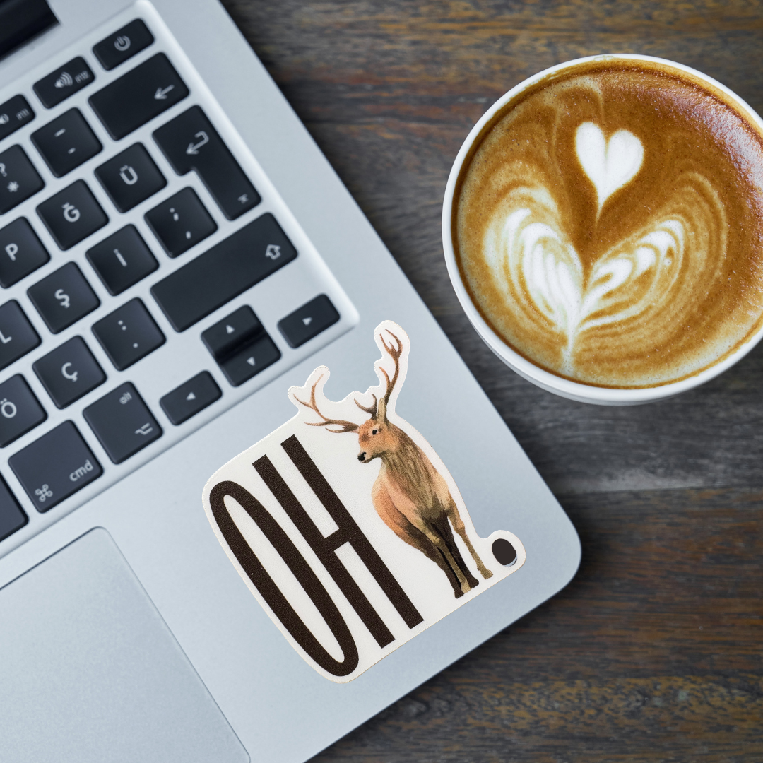 STICKER -  OH DEER - virtualrunevent