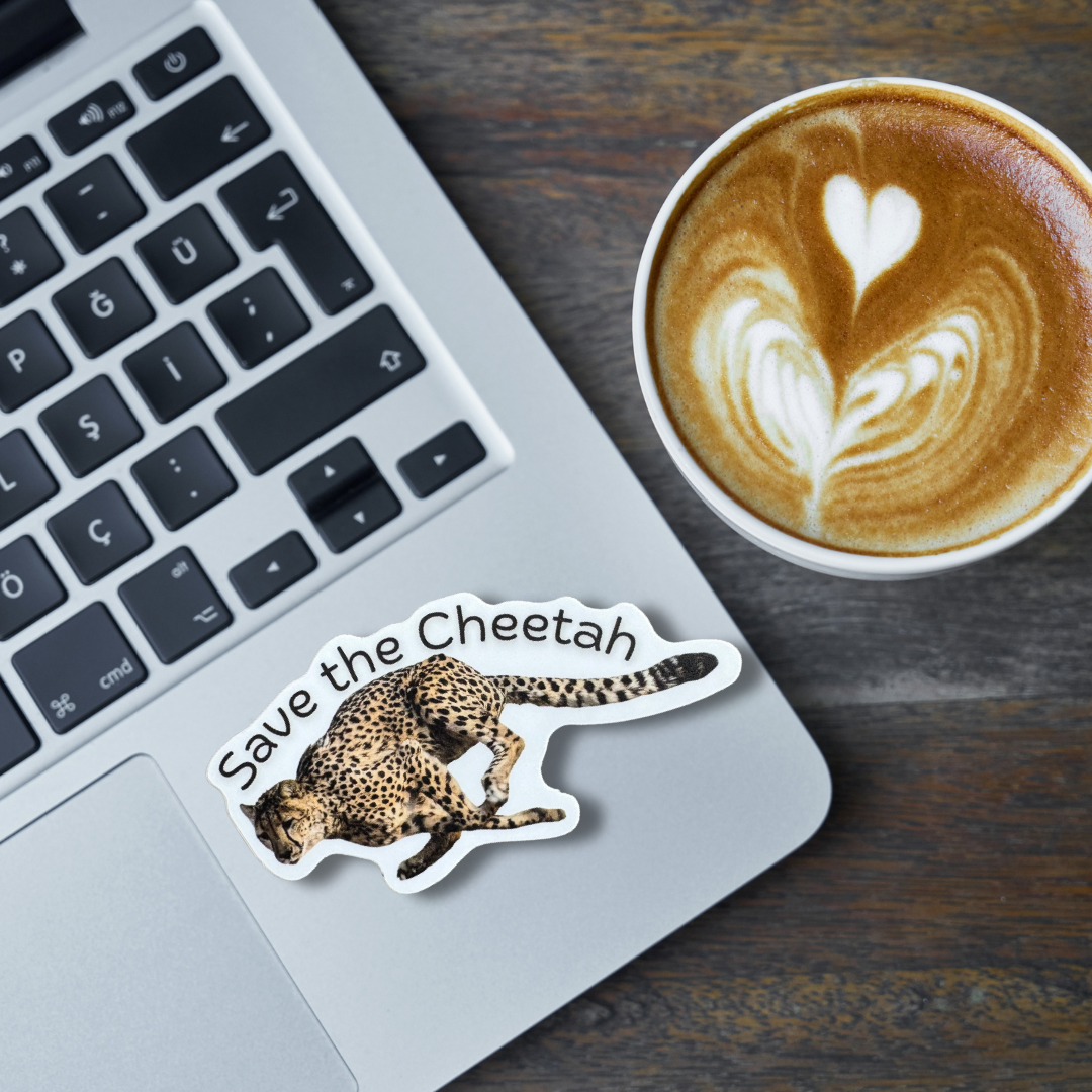 STICKER - Save the Cheetah - virtualrunevent