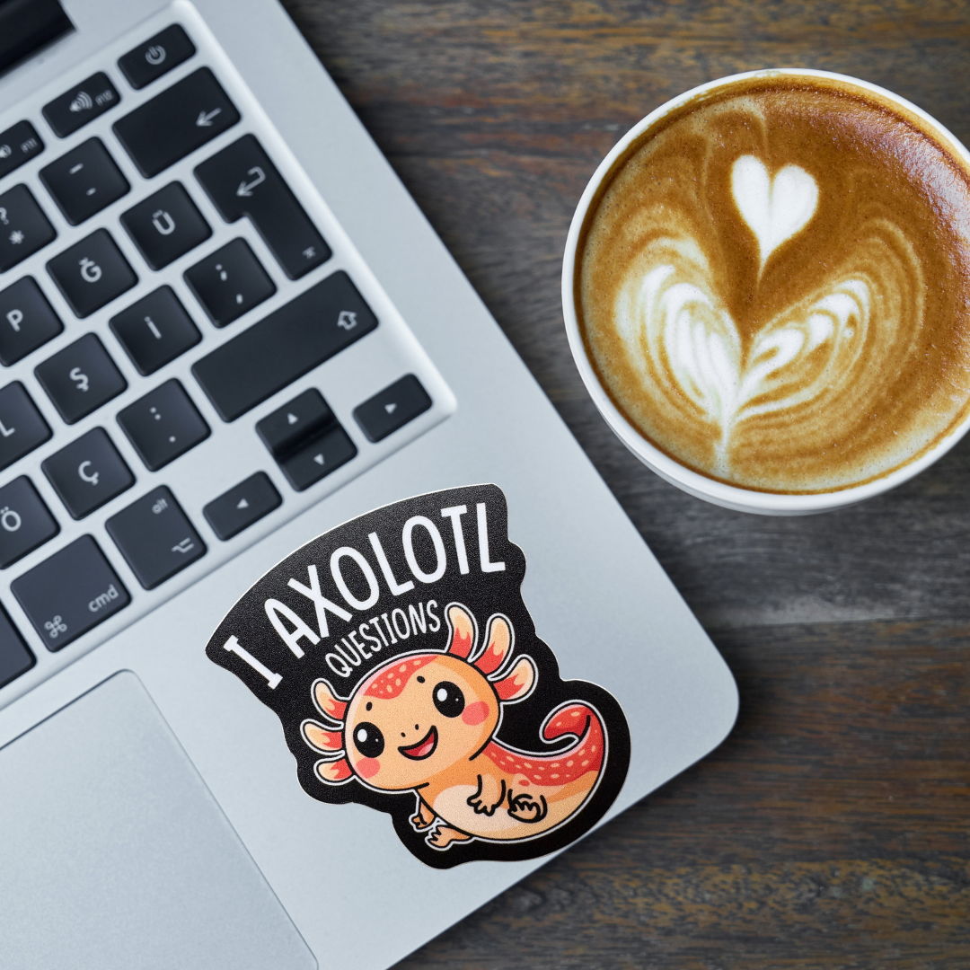 STICKER -  I Axolotl Questions - virtualrunevent