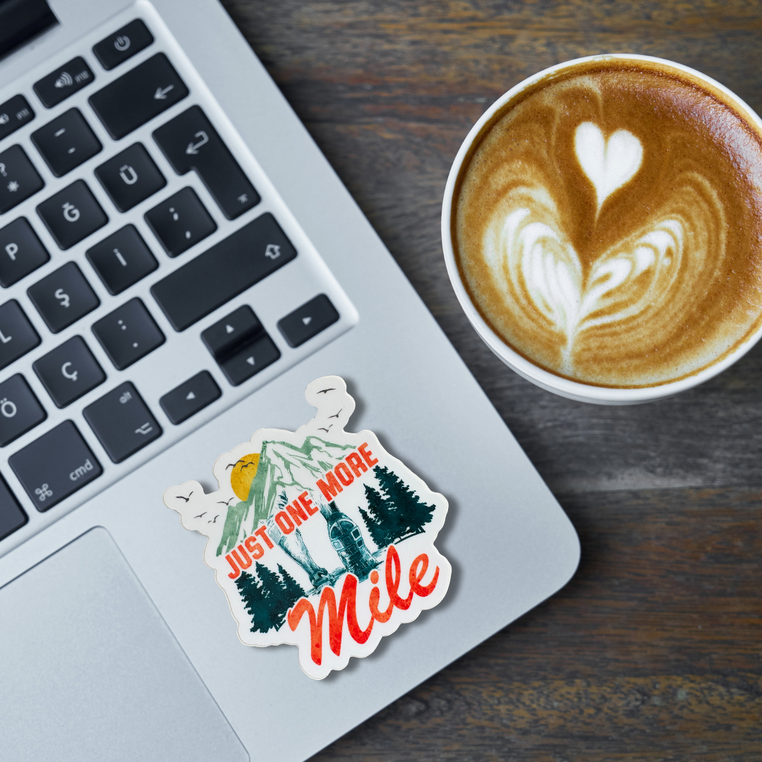STICKER: Just One More Mile - virtualrunevent