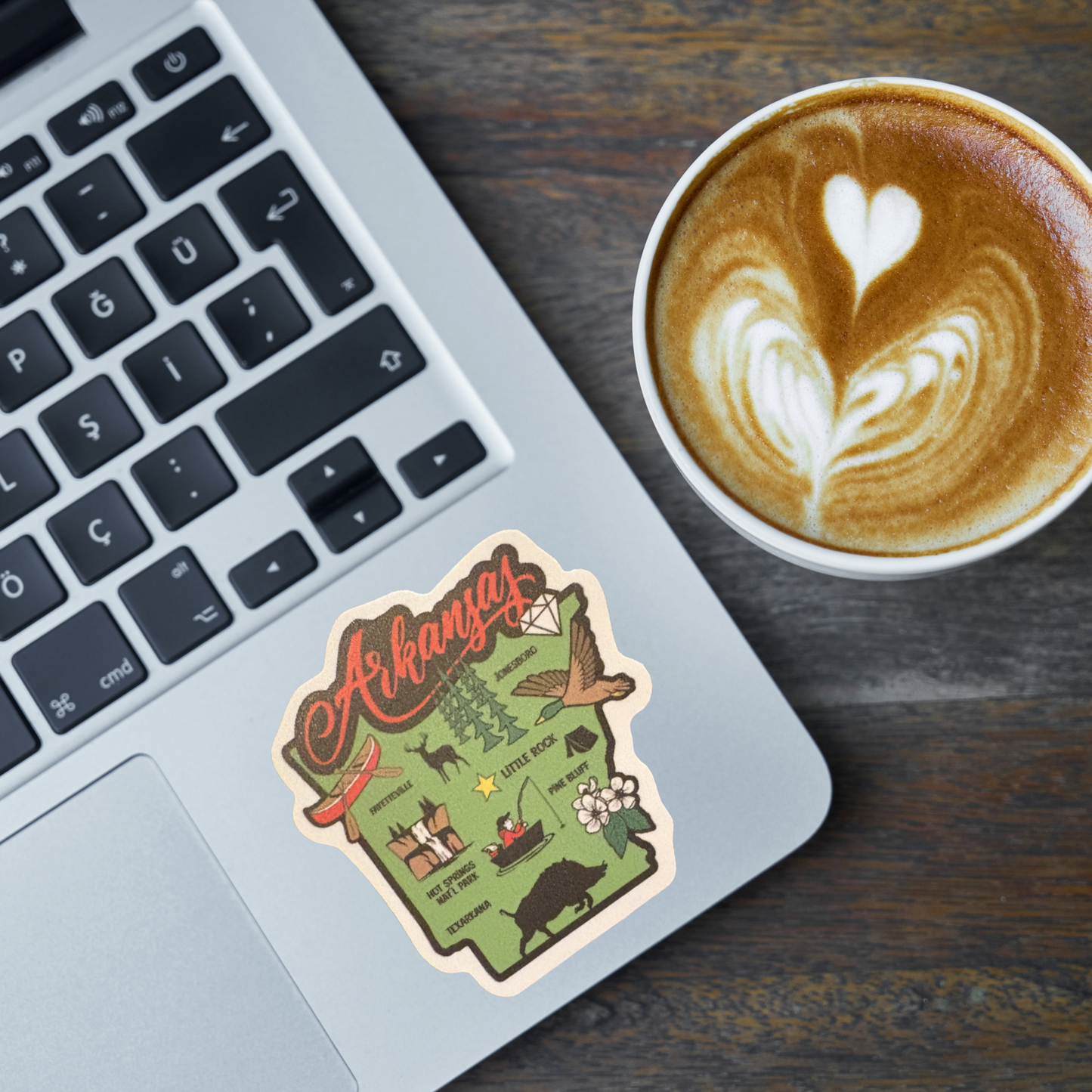 VirtualRuneEvent Arkansas medal sticker featuring vibrant design, perfect for collectibles or decorating personal items.