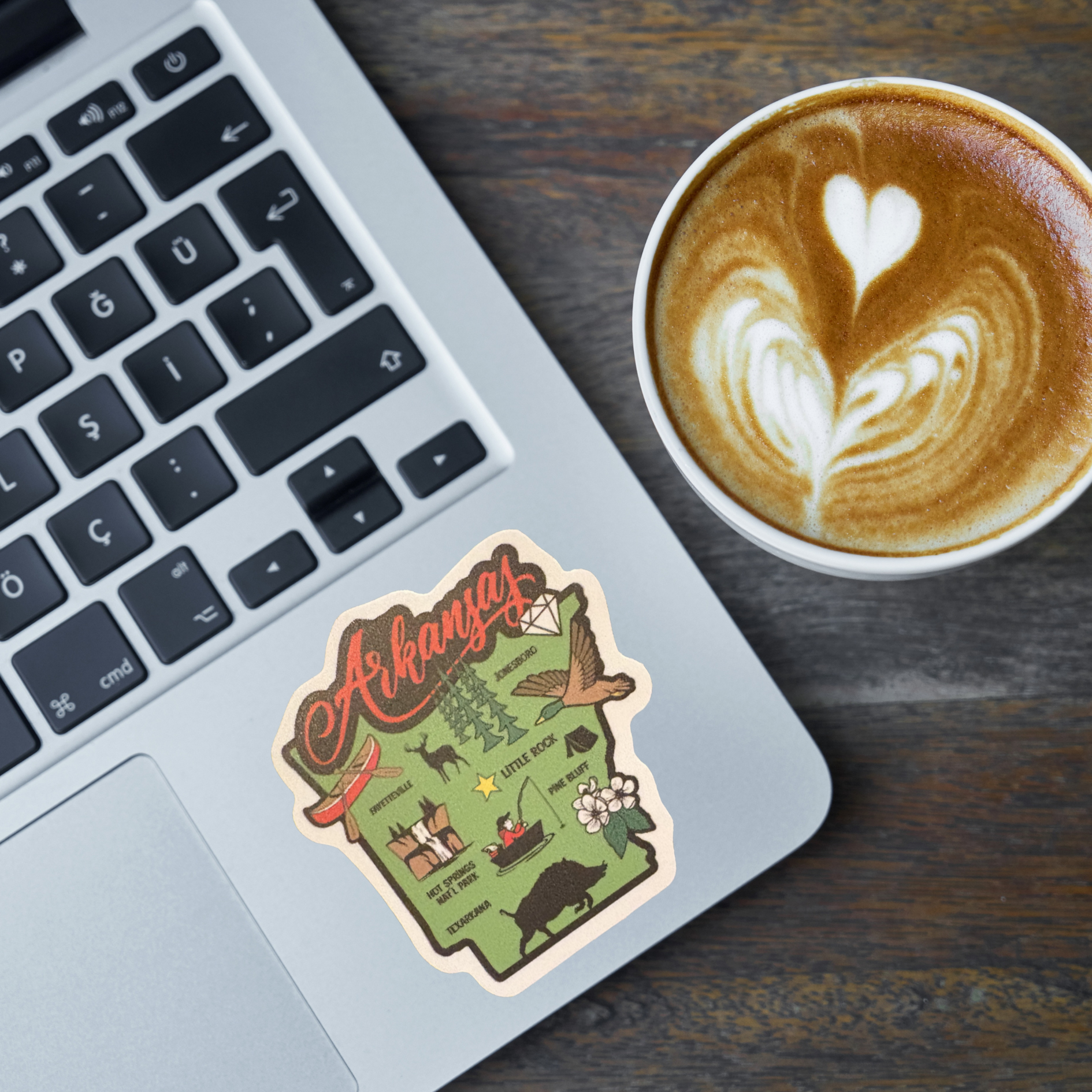 VirtualRuneEvent Arkansas medal sticker featuring vibrant design, perfect for collectibles or decorating personal items.