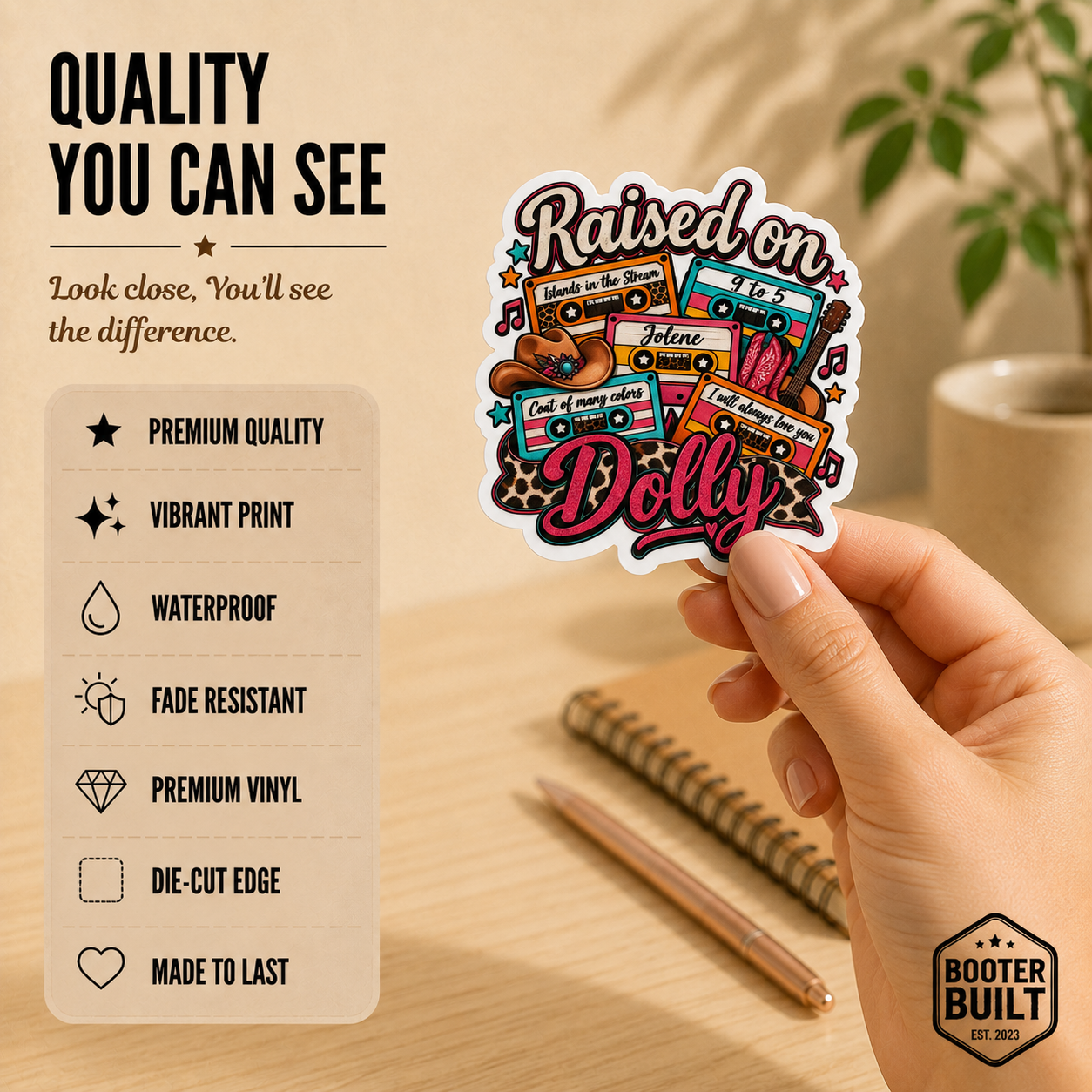 STICKER - Raise On Dolly