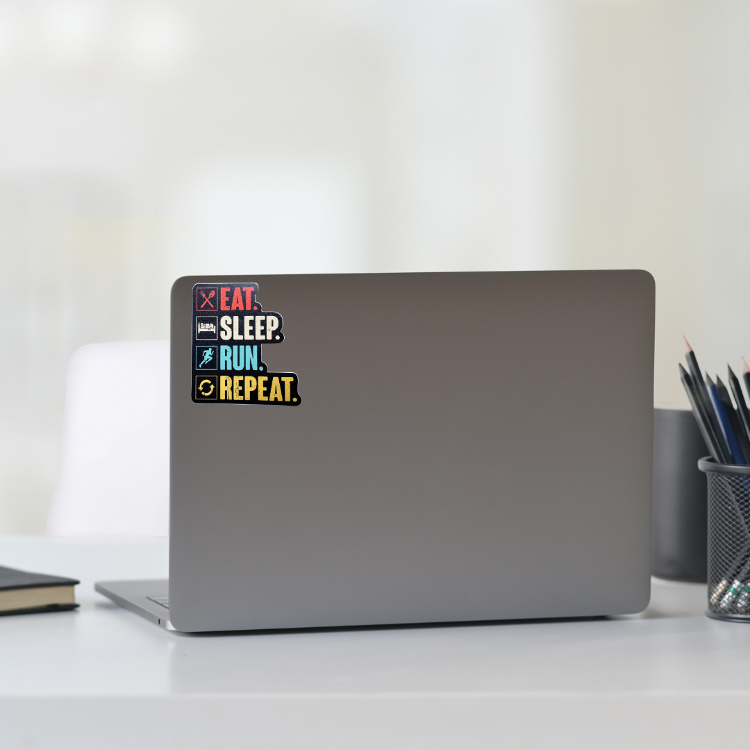 STICKER - Eat Sleep RUN Repeat