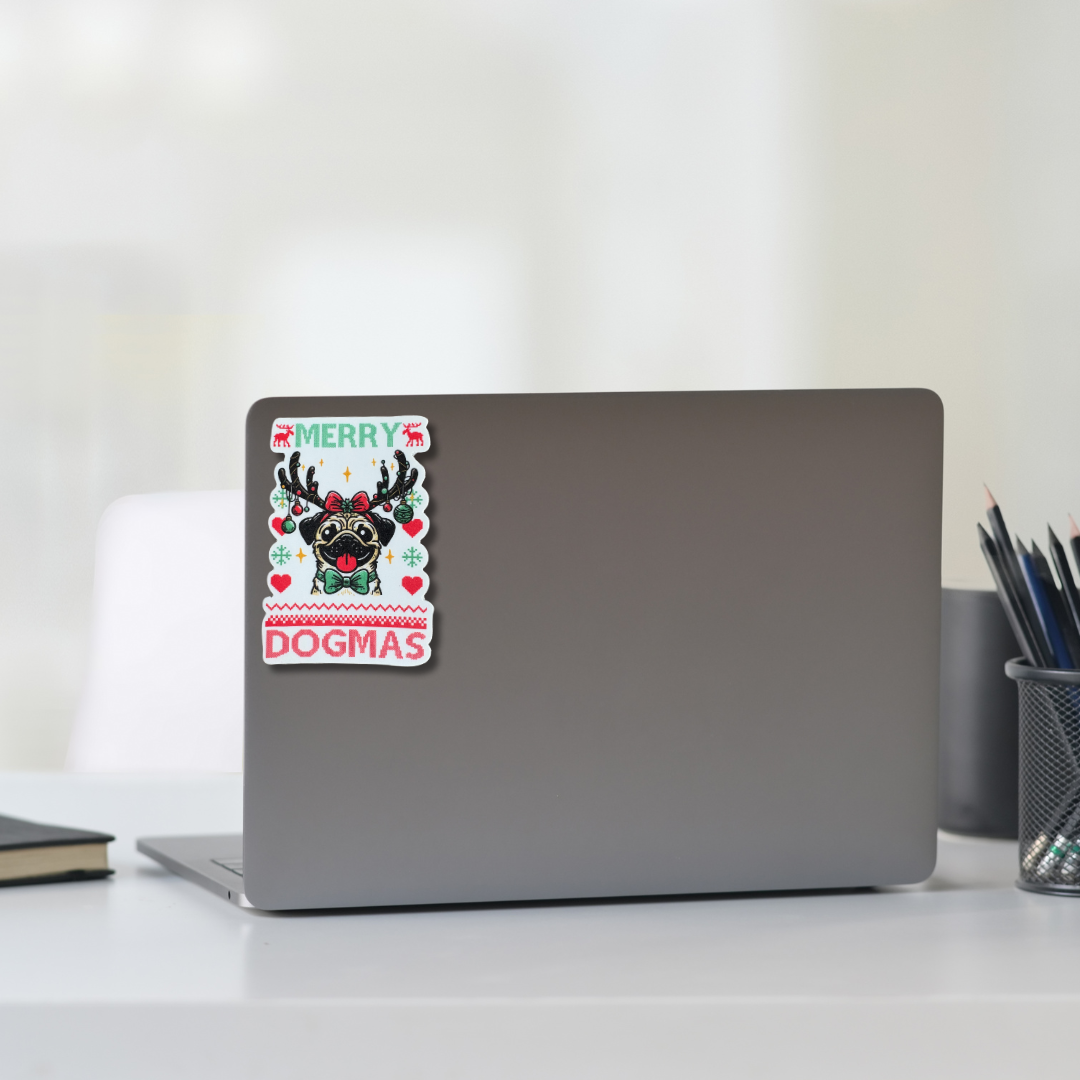 STICKER - Merry Dogmas - virtualrunevent