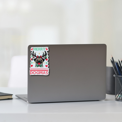 STICKER - Merry Dogmas - virtualrunevent