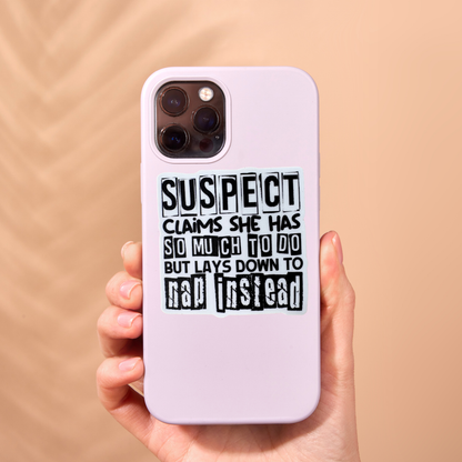 VirtualRuneEvent Suspect Nap medal sticker featuring a sleek design with the Suspect Nap theme, perfect for collectible displays.