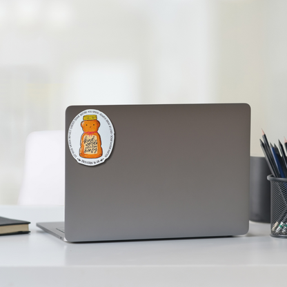 STICKER - Kind Words are Like Honey - virtualrunevent