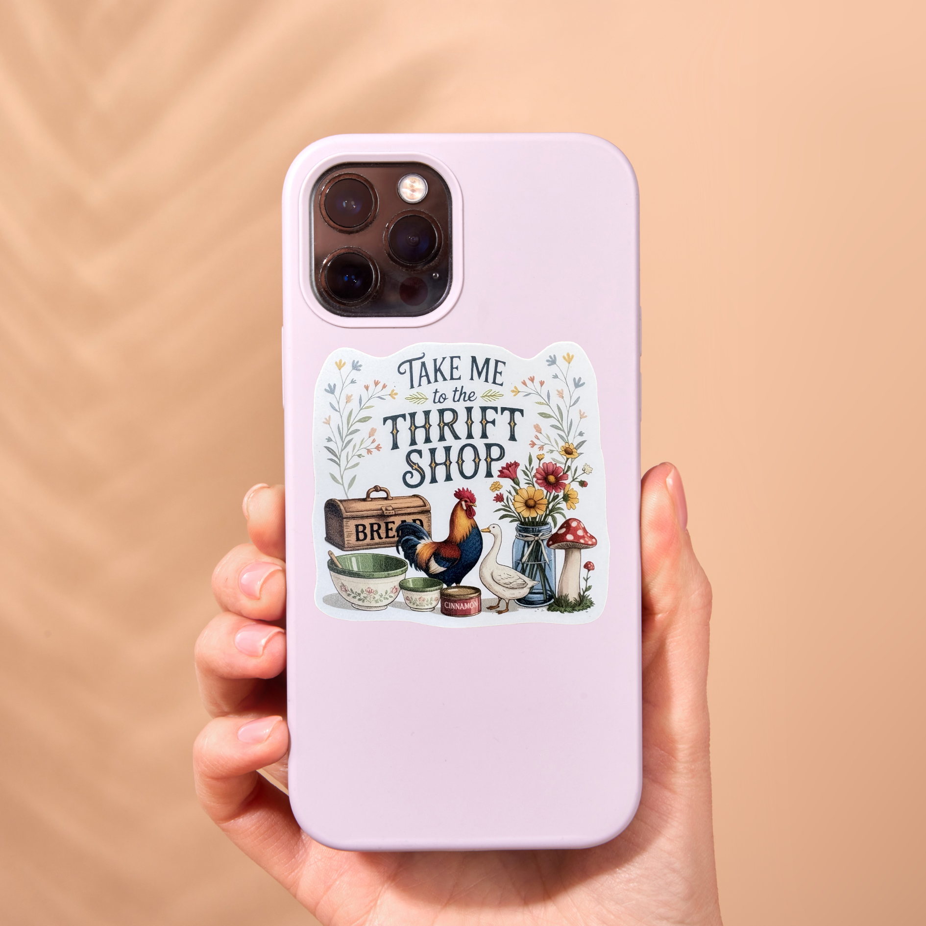 VirtualRuneEvent thrift shop medal sticker featuring colorful design with "Thrift Shop" text and virtual themed graphics.