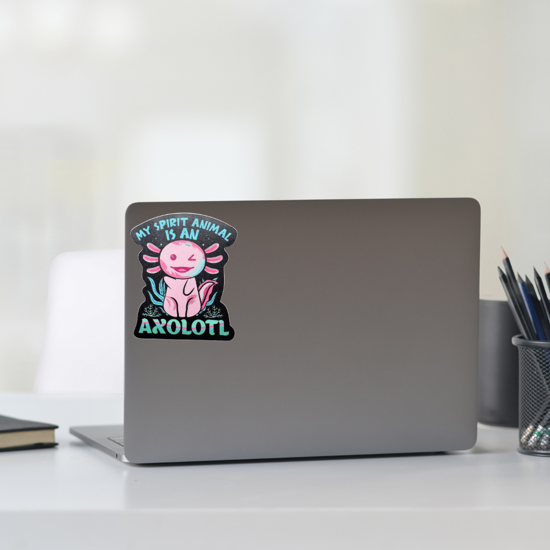 STICKER -  My Spirit Animal is an Axolotl - virtualrunevent